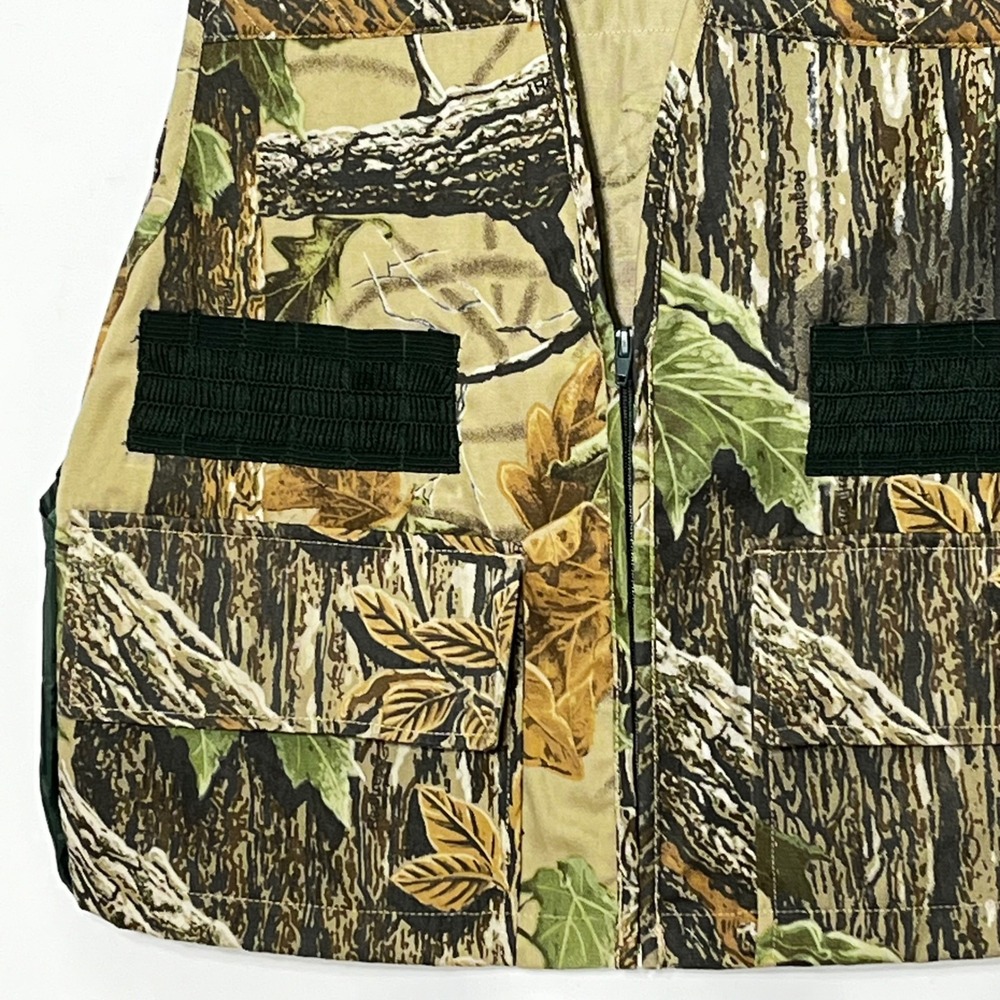 Ozark Trail Mens Small Realtree Camo Hunting Vest Zip Front Game Bag Shell Loops - Picture 4 of 7